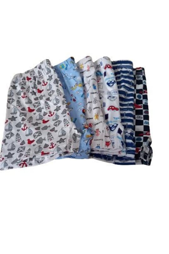 Tutku 6 Adet Empirme Çocuk Boxer Çok Renkli 5-6 Yaş