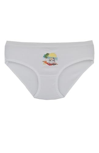Tutku 822 Kız Çocuk Baskılı Bato Külot