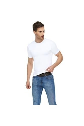 Tutku Elit 2li Paket Erkek Sıfır Yaka T-Shirt,%94 Pamuk%6 Elastan, Siyah-Beyaz, XL Beden