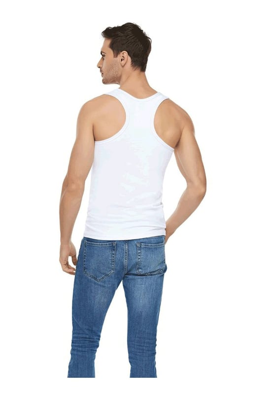 Tutku Elit Tutku Elit 3 Adet Beyaz Renk Elastan Spor Atlet Beyaz M