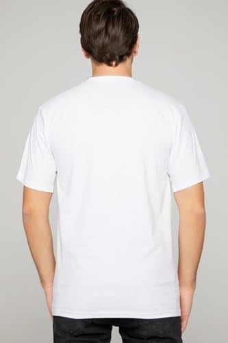 Tutku Erkek T-Shirt,%90 Pamuk%10 Likra, 0 Yaka, Beyaz, 2XL, 20li Paket