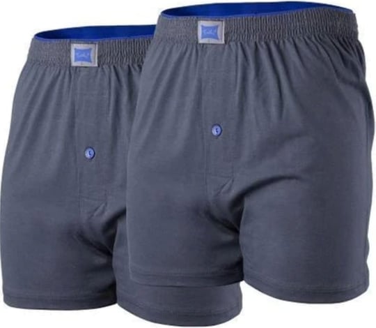 Tutku İç Giyim Erkek Pamuklu Penye Düğmeli Boxer 2li Paket.