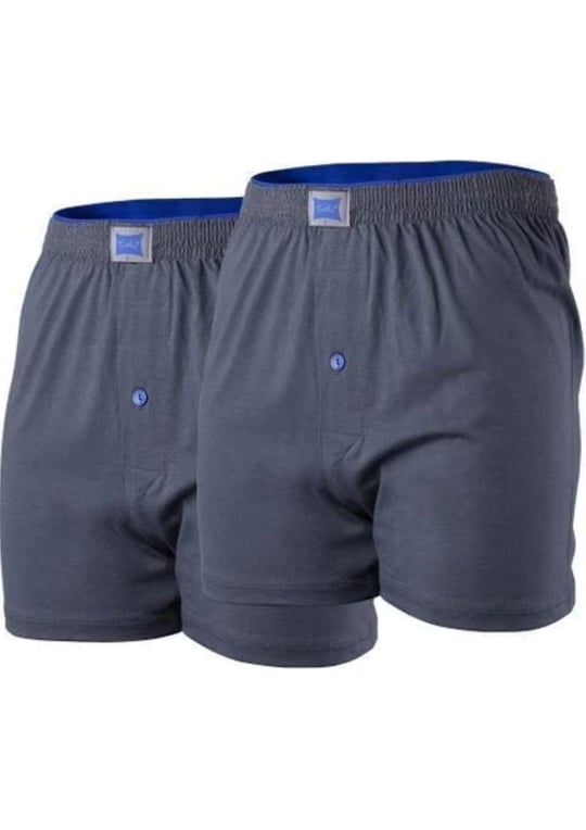 Tutku İç Giyim Erkek Pamuklu Penye Düğmeli Boxer 2li Paket.