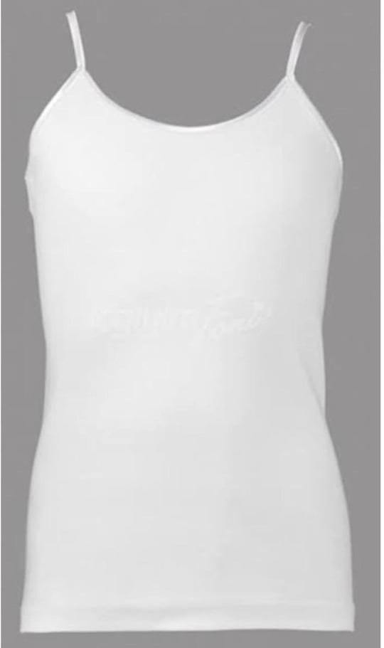 Tutku-Kız Çocuk Beyaz 6lı Paket Ribana Atlet ELF568TUT01666