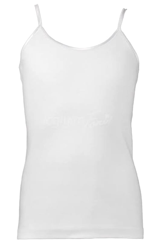 Tutku-Kız Çocuk Beyaz 6lı Paket Ribana Atlet ELF568TUT01666