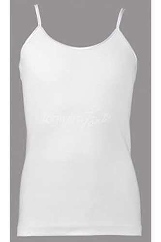 Tutku-Kız Çocuk Beyaz 6lı Paket Ribana Atlet ELF568TUT01666