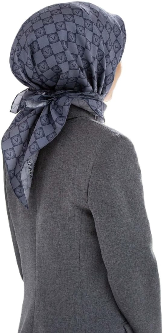 Twill İpek Eşarp GRİ-3 92X92