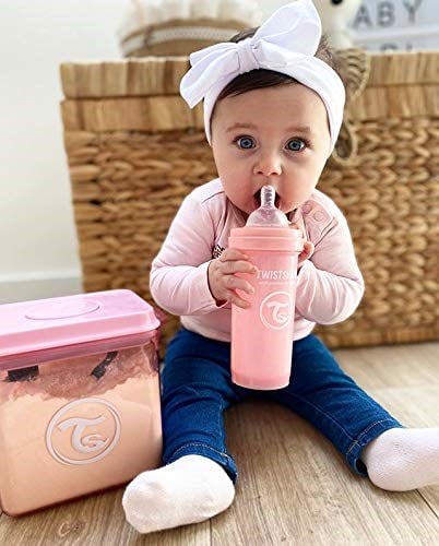 Twistshake 78020 Anti-Colic Biberon Emziği M 2+M, , Şeffaf - Seçenekler: 2’li paket., 2 Stück (1er Pack)