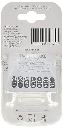 Twistshake 78079 Damlatmaz Suluk Alıştırma Biberon Emziği, , Şeffaf
