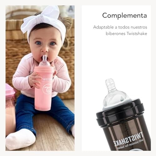 Twistshake Silikon Anti-Kolik 2li Biberon Emziği Plus 6 Ay+