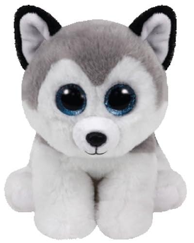 TY Beanie Babies Buff Sibirya Kurdu Peluş 15 Cm