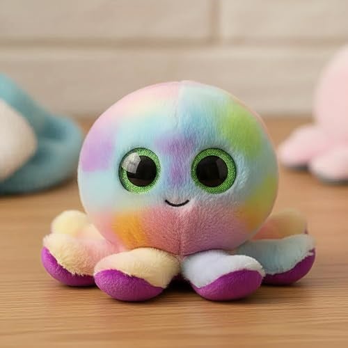 TY Beanie Boos Pastel Ahtapot Bubbles Mor Peluş Oyuncak 15 Cm