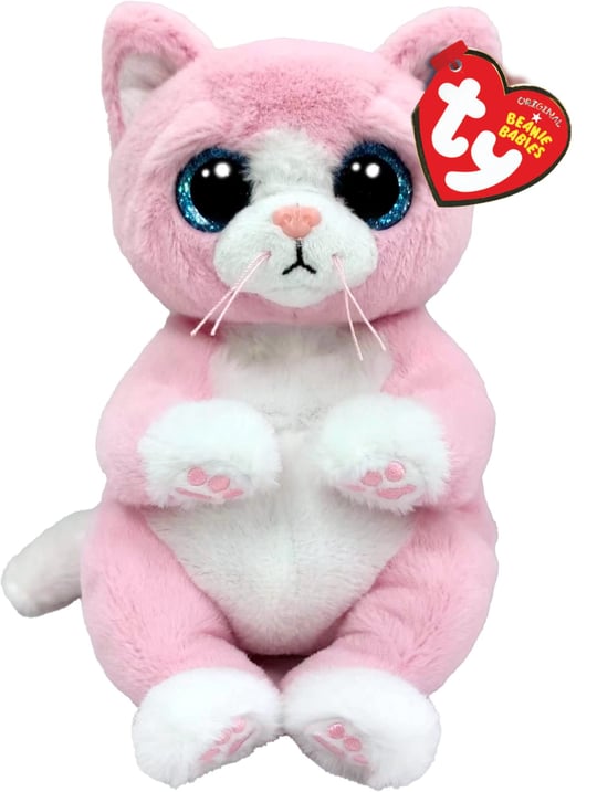 TY Lillibelle Kedi Beanie Bellie Regular 6 inç | Beanie Baby Yumuşak Peluş Oyuncak | Koleksiyon parçası Yumuşak Kumaş Tedarik