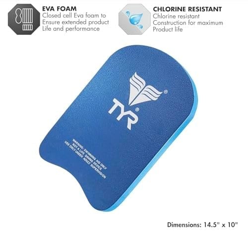 TYR JUNIOR KICKBOARD, Blue, undefined