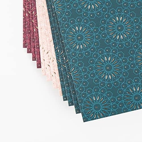 U Brands Fleuri Fashion Asma Dosya Klasörleri, Mektup Boyutu, Çeşitli Renkler, 12li Paket, 4157U01-12