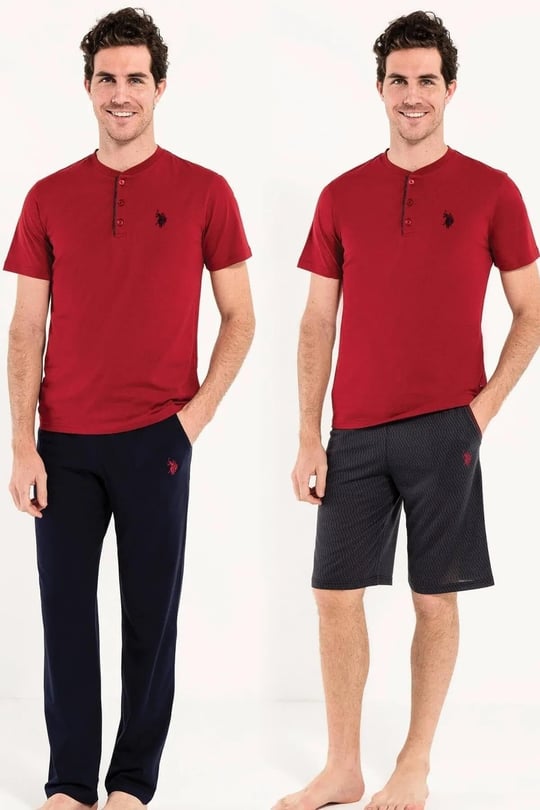 U.S. POLO ASSN. 12005 Pijama Takımı Erkek