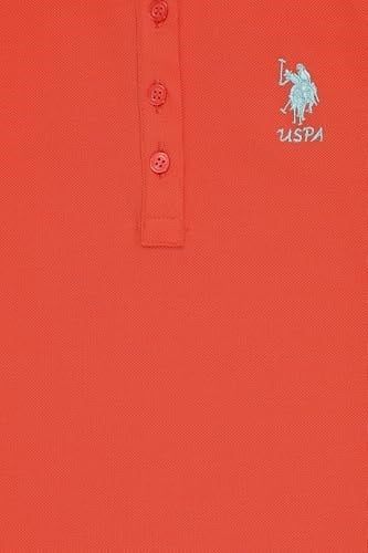 U.S. Polo Assn. Kız Çocuk Nar Çiçeği Tişört Basic 50320284-VR039 - Seçenekler: 3-4 Yıl, 5-6 Yıl, 8-9 Yıl, 7-8 Yıl