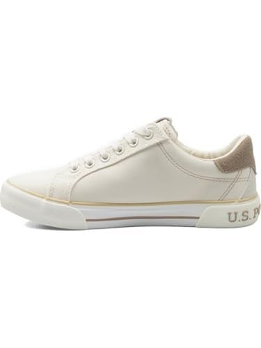 U.s. Polo Assn. Unisex Yetişkin U.s.polo Assn.rachel 6fx Bej Comfort Anatomi̇k Günlük Spor Ayakkabi Shoes - Bedenler: 38 EU, 39 EU, 40 EU