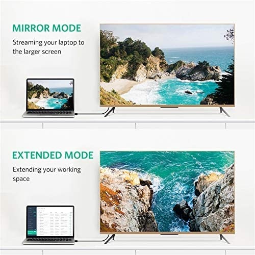 Ugreen 4K 60Hz Displayport to Displayport Kablo, 2 Metre, Siyah