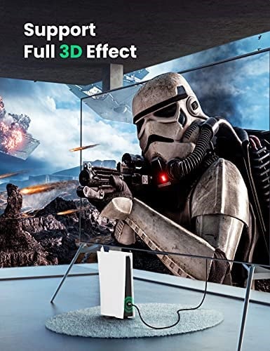 Ugreen 4K HDMI Kablosu ARC 3D Ethernet için PS5 Soundbar, Xbox Series S, Monitör vb. (5M)