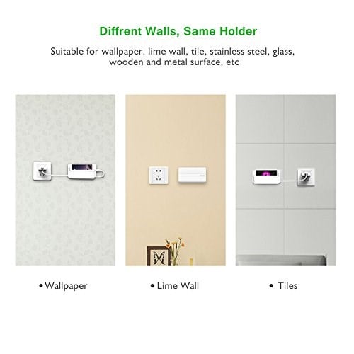 Ugreen Duvara Sabitlenen Yapışkanlı Telefon Şarj Tutucu