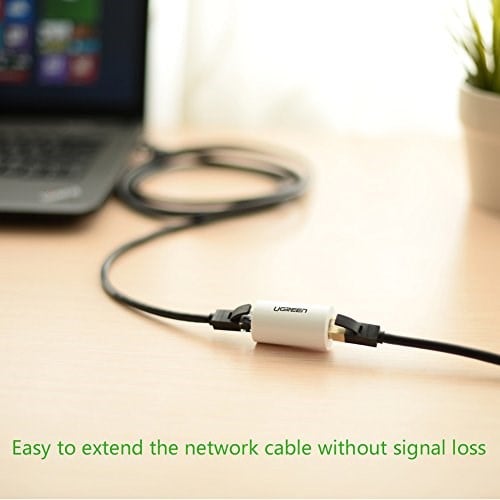 Ugreen Ethernet Kablo Birleştirici Ara Aparat Beyaz