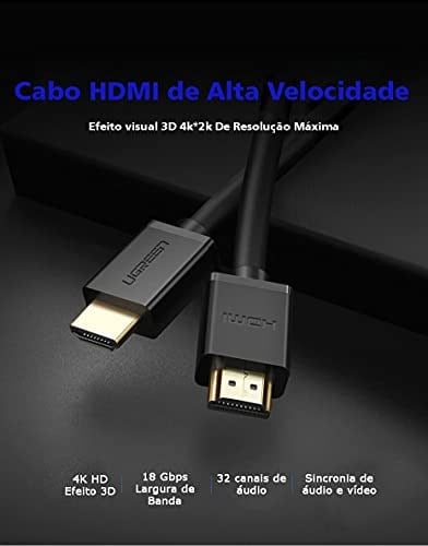UGREEN HD104 Yüksek Hızlı 4K HDMI Kablo 50 CM