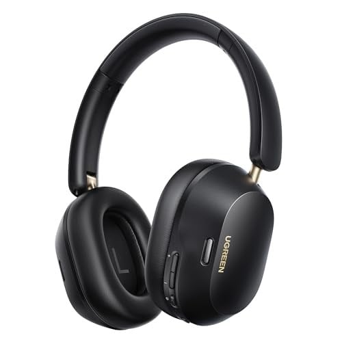 UGREEN HiTune Max5C Kulaklıklar Kablosuz, 75H Çalma Süresi, Uyarlanabilir Gürültü Engelleme, Yüksek Çözünürlüklü Ses Bluetooth 5.4 Kulak Üstü Kulaklıklar, Uygulama ile Özel EQ Çoklu Bağlantı | Uyarlan