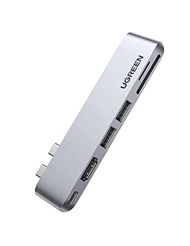Ugreen Macbook Pro Air İçin Thunderbolt 3 Type-C HDMI USB 3.0 TF SD Kart Okuyucu Hub Adaptör