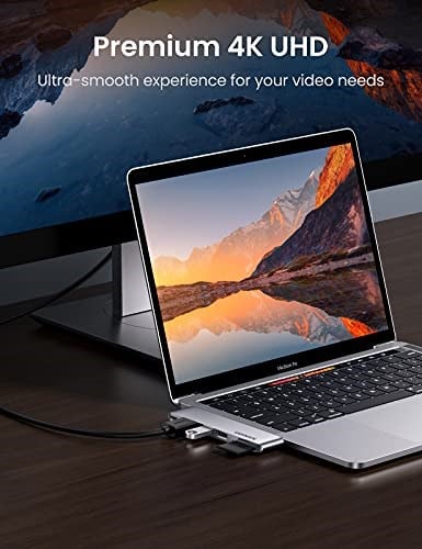 Ugreen Macbook Pro Air İçin Thunderbolt 3 Type-C HDMI USB 3.0 TF SD Kart Okuyucu Hub Adaptör