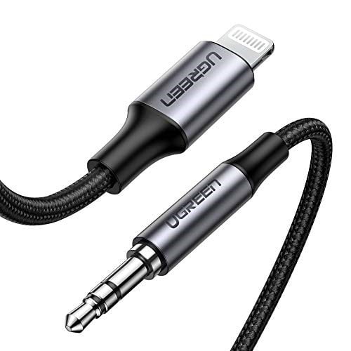 Ugreen MFi Lightning to 3.5mm Örgülü Ses Kablosu 1 Metre