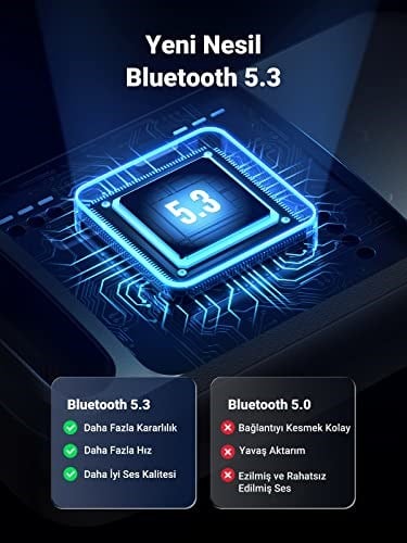 Ugreen Mini USB Dongle Bluetooth 5.3 Adaptör Siyah