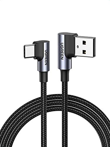 Ugreen USB to Type-C 90 Derece Şarj ve Data Kablosu 2 Metre