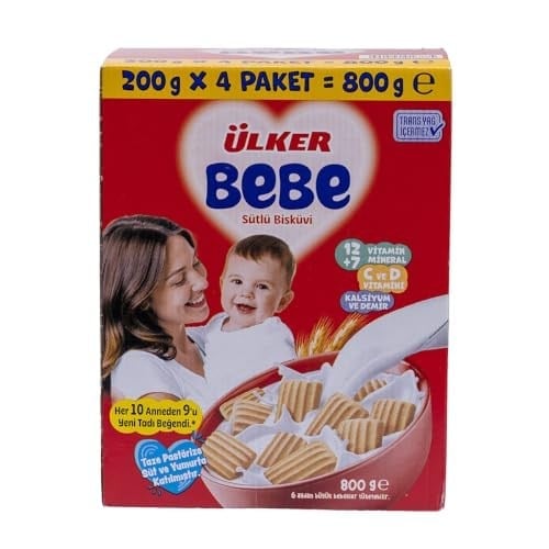 ÜLKER Bebe Bisküvi, 200 Gr, 4lü Paket