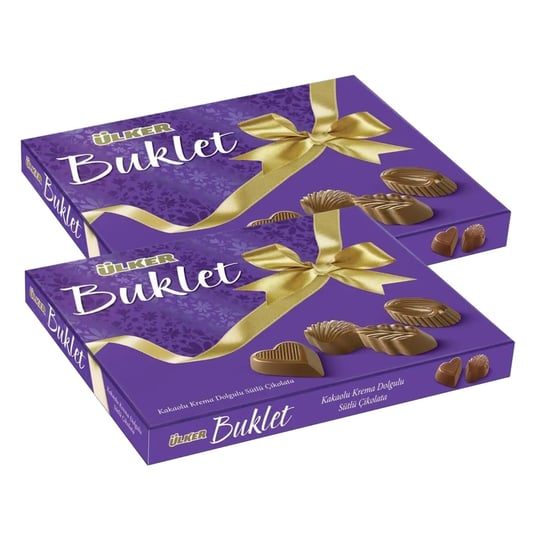 Ülker Buklet Dolgulu İkramlık Çikolata 200 gr 2 li