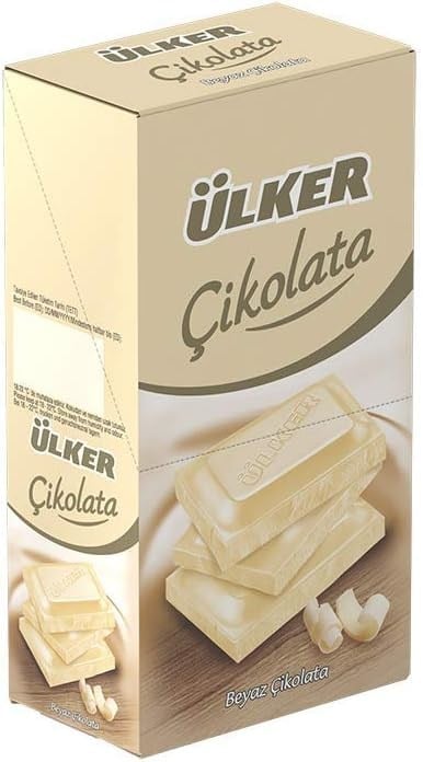 ÜLKER ÇIKOLATA BEYAZ TABLET 80GR x6 ADET