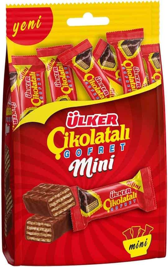 Ülker Çikolatalı Gofret Mini Çoklu Paket 82 Gram x 10 Adet