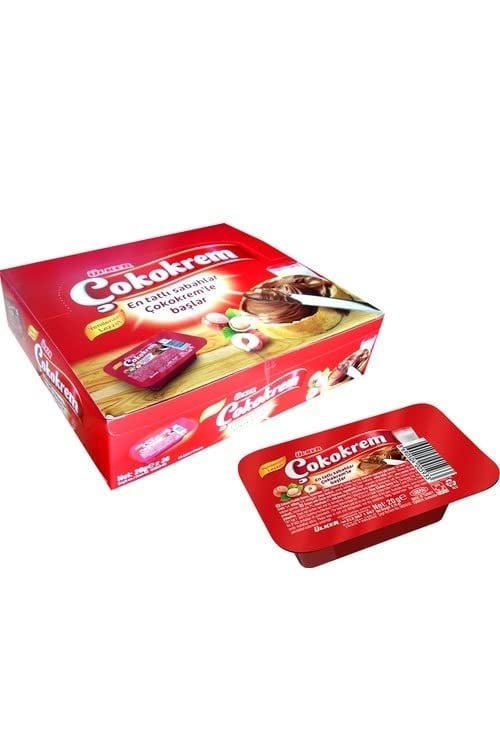 ÜLKER Çokokrem Kakaolu Fındık Kreması Kaşıklı, 20 Gr, 36lı Paket