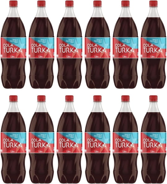 Ülker Cola Turka Gazlı İçecek, 1 Litre, 12 Adet