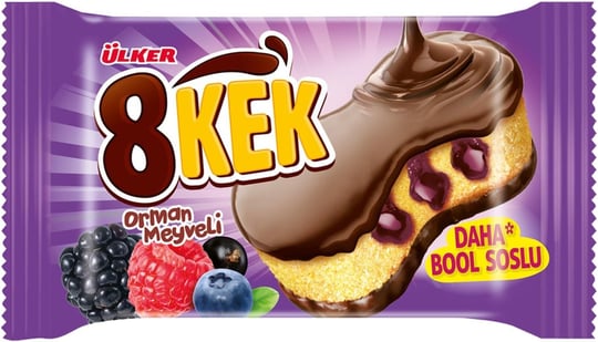 ÜLKER Dankek 8 Orman Meyveli Top Kek, 55 Gr