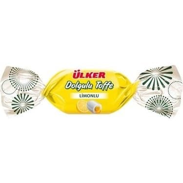 ÜLKER Dolgulu Toffe Yumuşak Şekerleme Limonlu 1000 gr