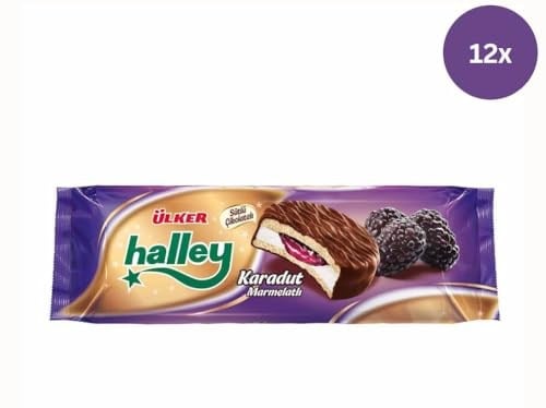 Ülker Halley Karadut Dolgulu 7x33,7Grx12 x Adet