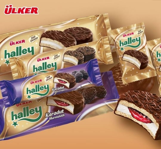 Ülker Halley Karadut Dolgulu 7x33,7Grx12 x Adet