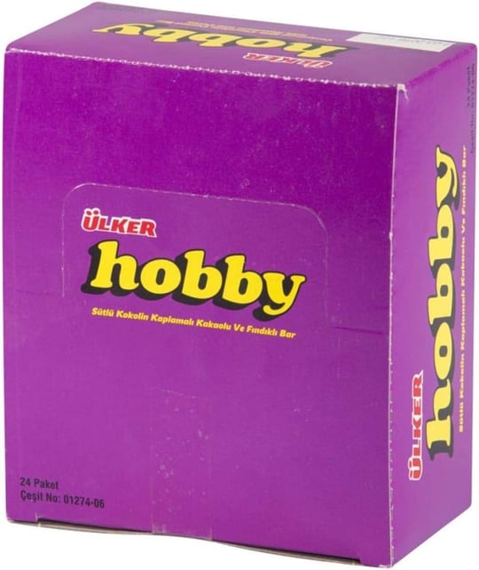 Ülker Hobby Çikolatalı Fındıklı Bar 30 Gr (24 Adet)