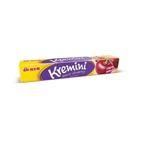 ÜLKER Kremini Vişneli Toffee Stick,10 Adet, 44 Gr