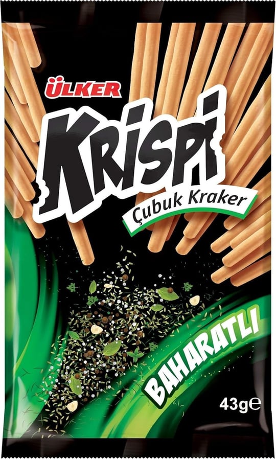 ÜLKER Krispi Taco Baharatlı Çubuk Kraker, 40 Gr