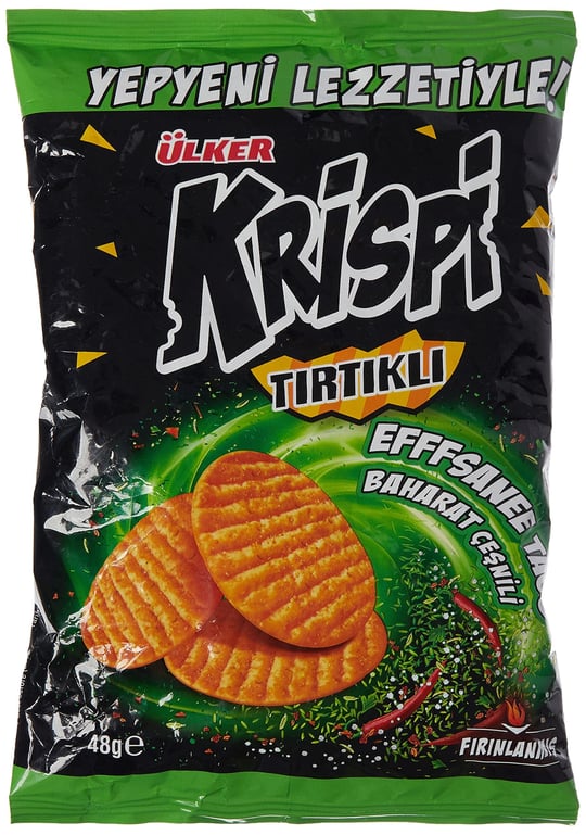 ÜLKER Krispi Tırtıklı Baharatlı Kraker, 48 Gr