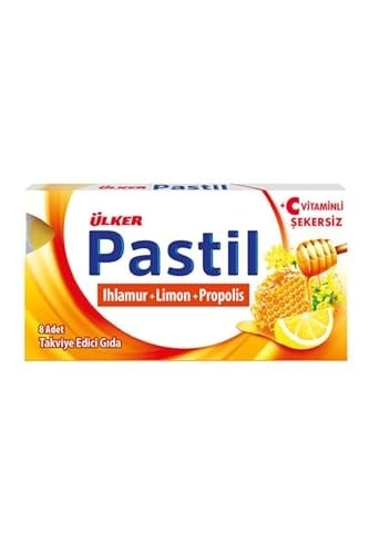 ÜLKER Pastil İhlamur Limon Propolis, 8 Adet, 22.4 Gr