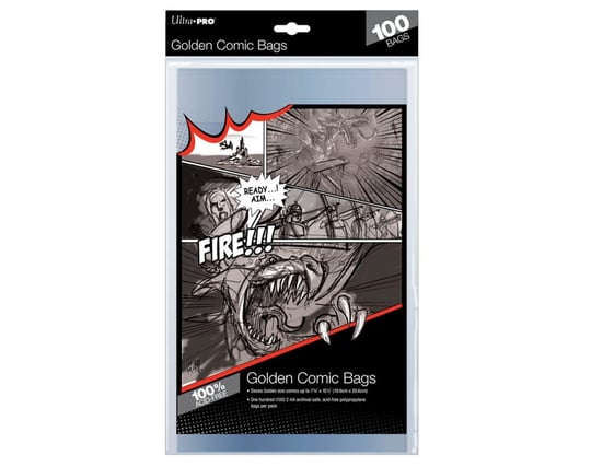 Ultra Pro 100 adet Comichuellen Grossbaende – Altın size için