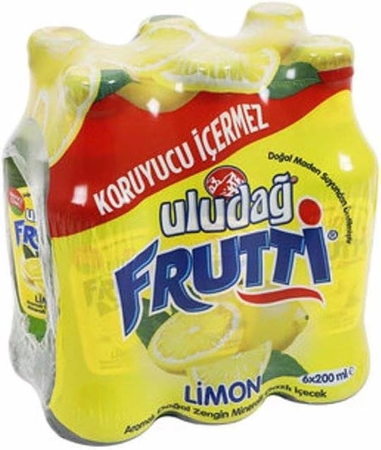 Uludağ Limon Aromalı Frutti 6X200Ml.